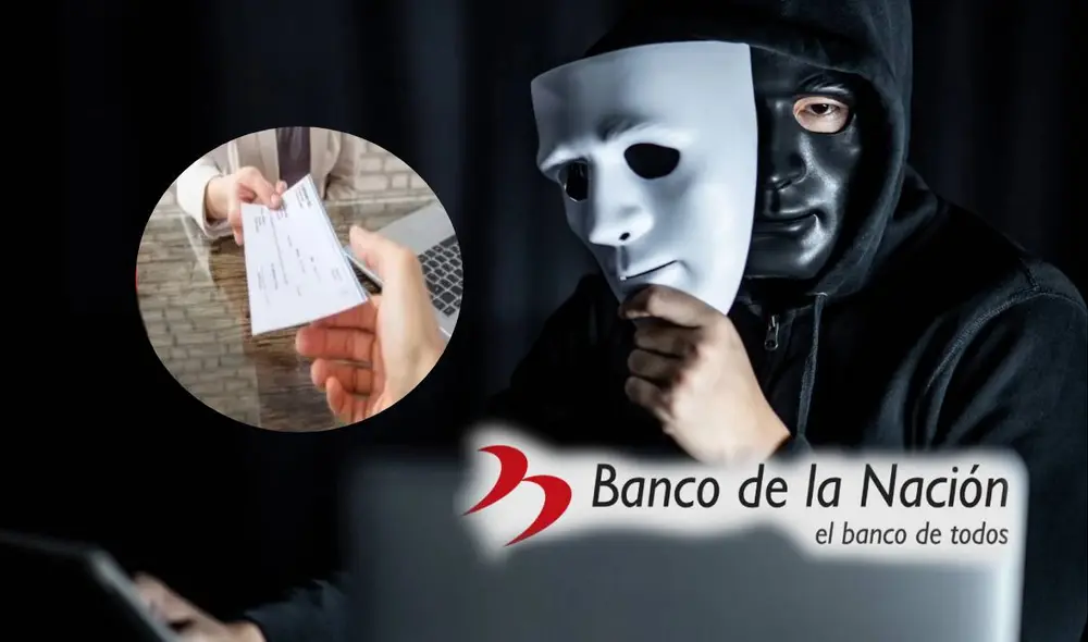 Banco de la Nación advierte nueva modalidad de estafas utilizando cheques a su nombre totalmente falsos. Foto: Composición LR/Andina.