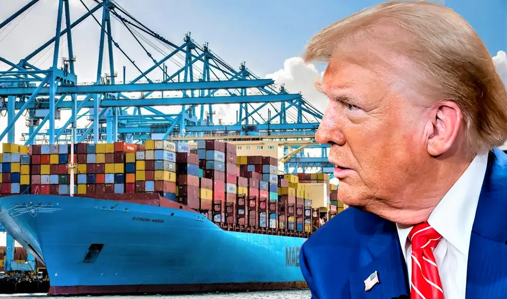 Trump anunció la imposición de aranceles “recíprocos” con el objetivo de equiparar los impuestos que otras naciones aplican a las exportaciones de EE. UU.. Foto: Composición LR.