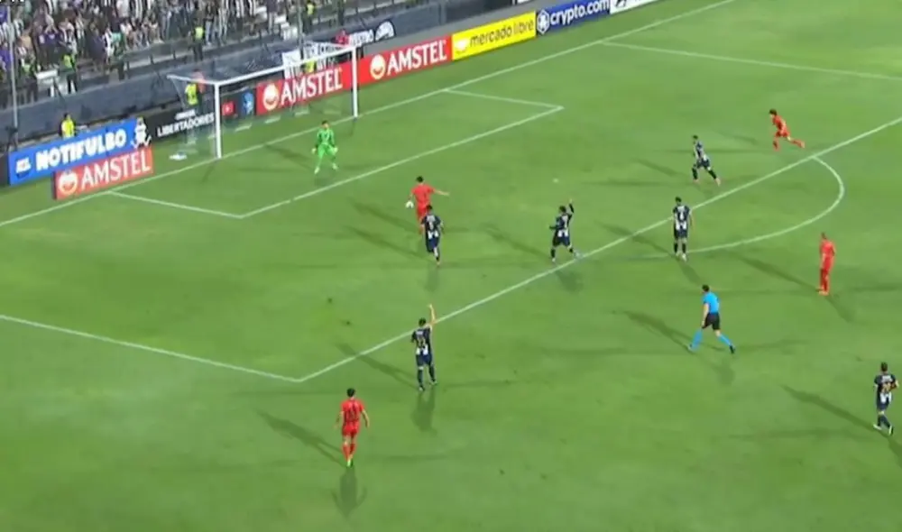 Alianza Lima y Libertad juegan por el Grupo B de la Libertadores. Foto: captura de ESPN