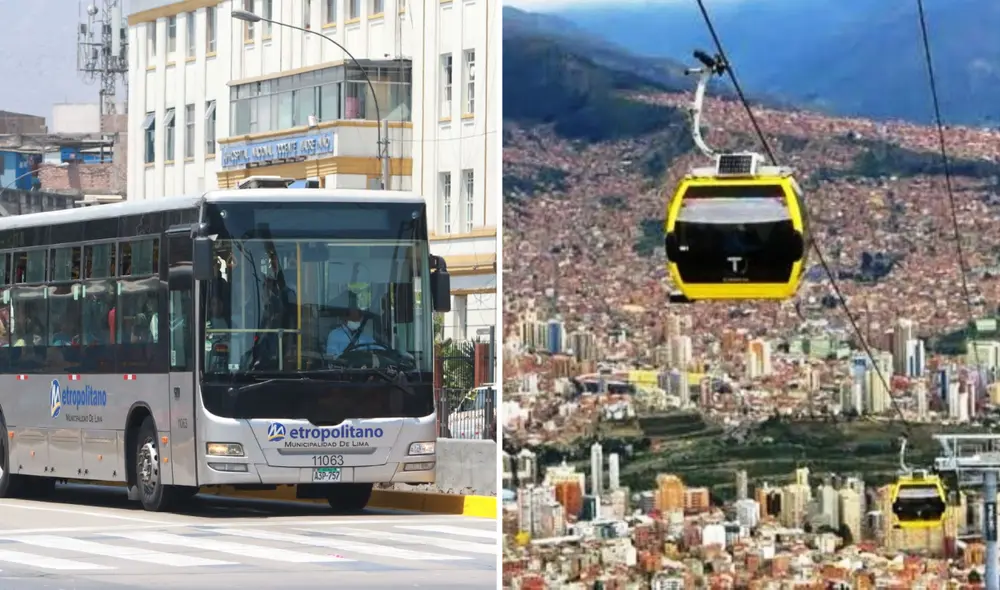 Los proyectos de teleféricos se encuentran truncados debido a que se superponen con edificaciones. Foto: composición LR/Andina