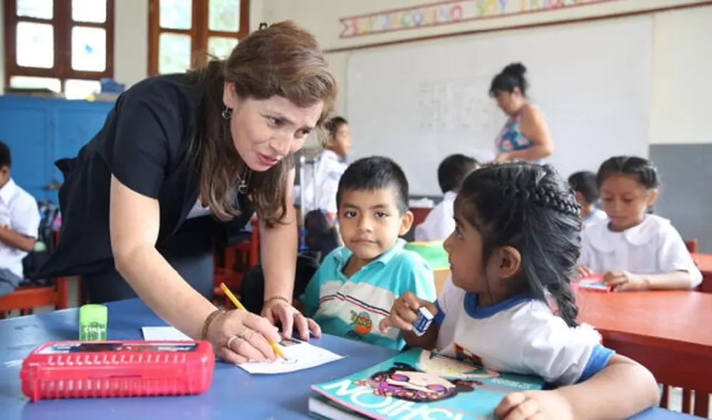 Docentes tienen un rol fundamental en la enseñanza de los alumnos. Foto: difusión Docentes tienen un rol fundamental en la enseñanza de los alumnos. Foto: difusión