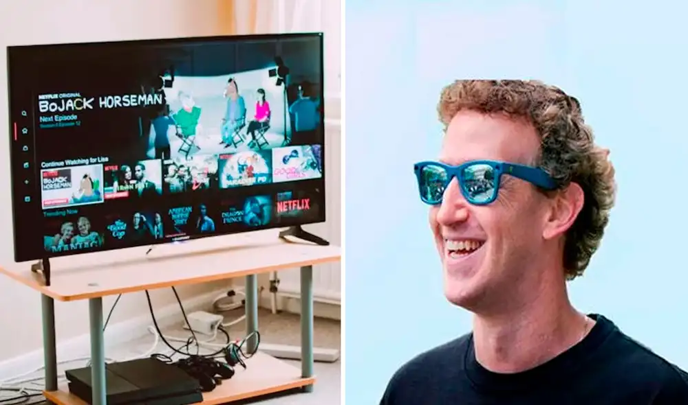 Para Mark Zuckerberg, las gafas inteligentes reemplazarían a los televisores tradicionales. Foto: El Universal / Genbeta