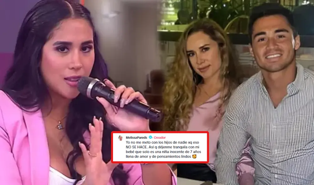 Rodrigo Cuba tien una hija con Melissa Paredes, fruto de su relación. Foto: composición LR/Instagram/América TV