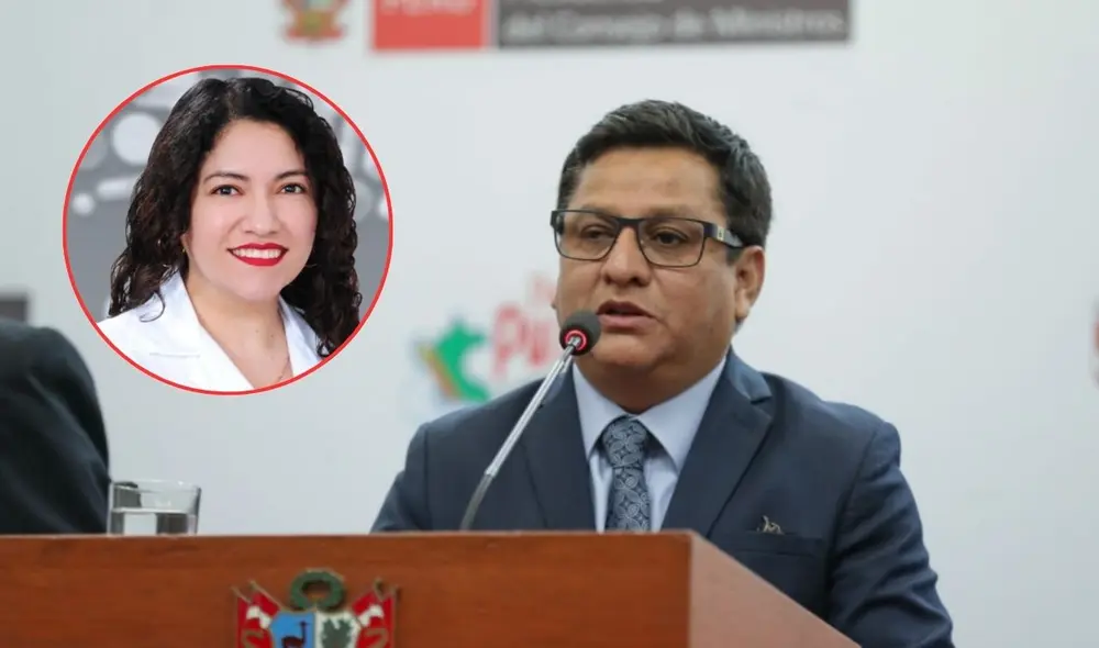 Sonia Delgado fue destituída del cargo por César Vásquez en vivo | Composición: LR. Sonia Delgado fue destituída del cargo por César Vásquez en vivo | Composición: LR.