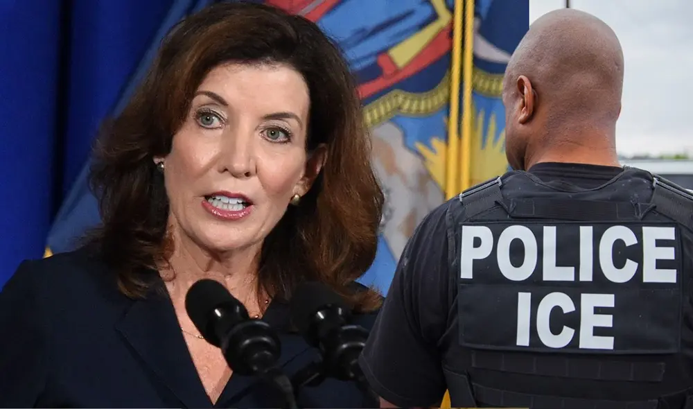 La gobernadora de Nueva York, Kathy Hochul, criticó la detención de una madre y sus tres hijos por ICE en Sackets Harbor.
