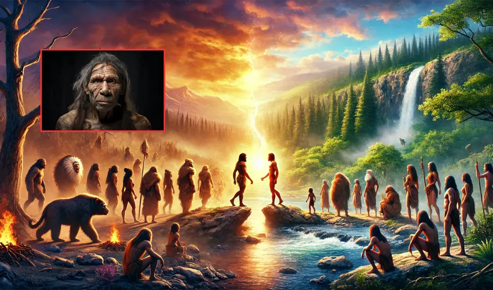 Un reciente estudio publicado en la revista Nature ha revelado la existencia de una población humana ancestral, denominada "Población B", que habría contribuido en el desarrollo de nuestro cerebro. Foto: composición LR/chatgpt/Ishock