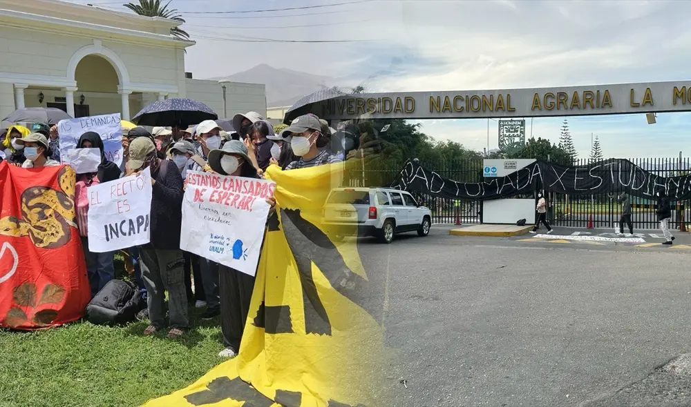 Estudiantes aseguran que medida será levantada cuando el Consejo Universitario de UNALM convoque a autoridades para atender pliego de reclamos. Foto: composición de Jazmin Ceras/La República/Rosario Rojas
