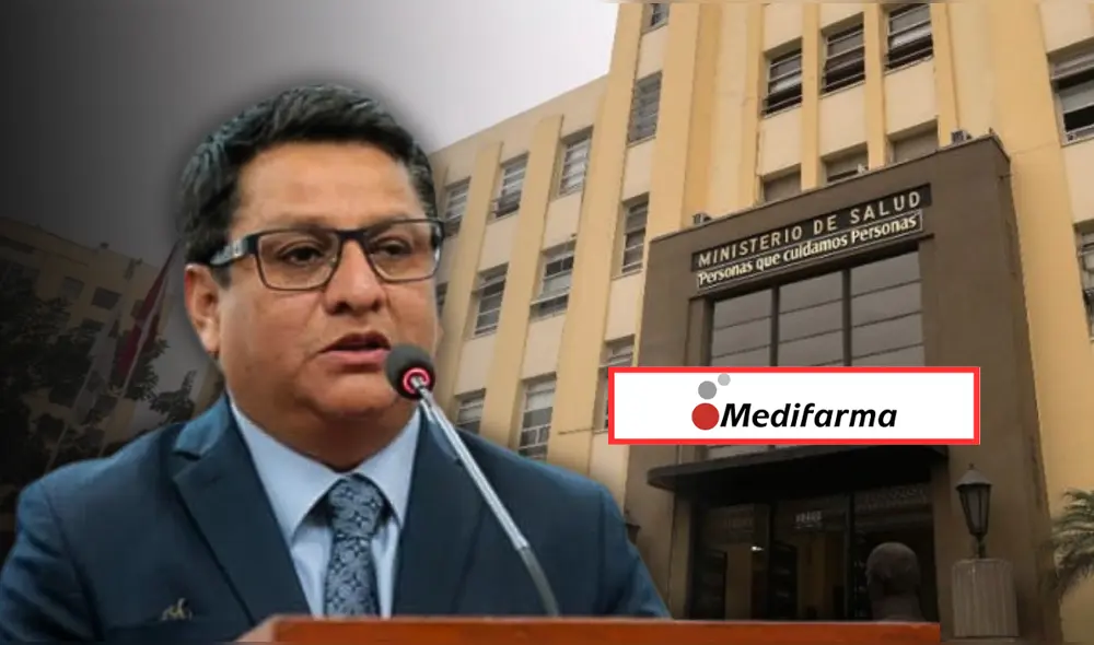 Ministro Vásquez aseguró que habrá abastecimiento de suero en los hospitales tras crisis por lote defectuoso de Medifarma. | Composición LR. Ministro Vásquez aseguró que habrá abastecimiento de suero en los hospitales tras crisis por lote defectuoso de Medifarma. | Composición LR.