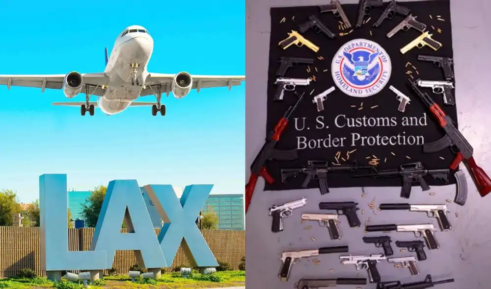La CBP ha incautado más de 1,000 réplicas de armas de fuego provenientes de China en el Aeropuerto Internacional de Los Ángeles La CBP ha incautado más de 1,000 réplicas de armas de fuego provenientes de China en el Aeropuerto Internacional de Los Ángeles