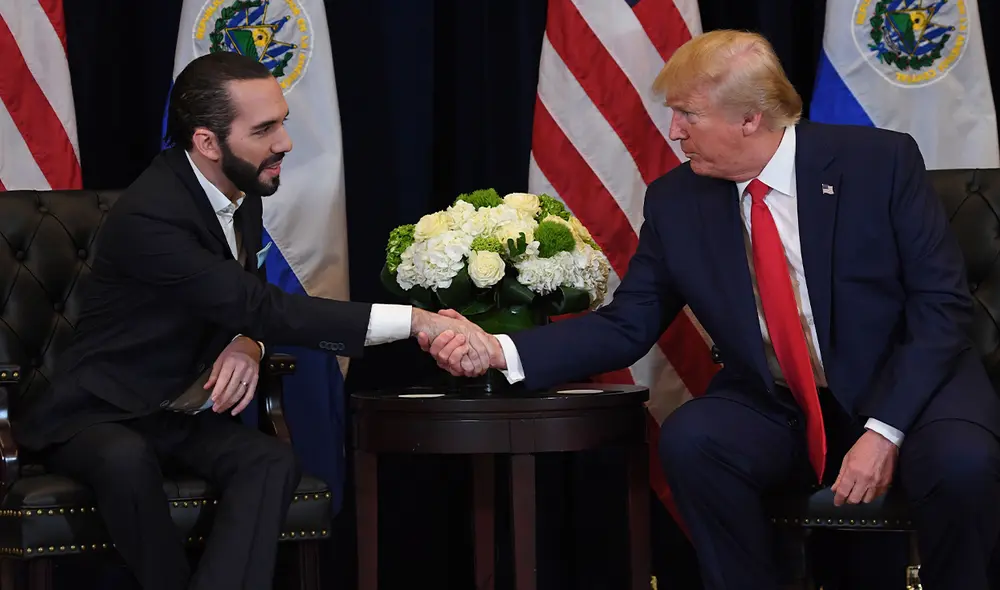 Nayib Bukele es el socio clave de Donald Trump para llevar a cabo la provocativa política de deportación de migrantes. Foto: CNN Nayib Bukele es el socio clave de Donald Trump para llevar a cabo la provocativa política de deportación de migrantes. Foto: CNN