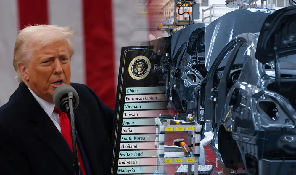 Trump anuncia aranceles en el denominado Día de la liberación. Foto: composición LR/captura/Freepik Trump anuncia aranceles en el denominado Día de la liberación. Foto: composición LR/captura/Freepik