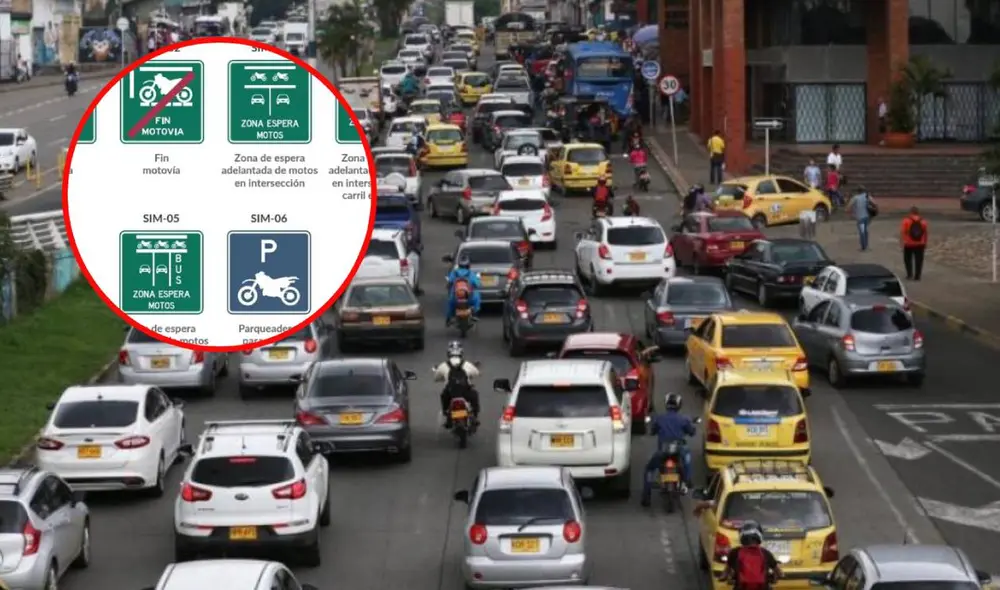 Las nuevas señales de tránsito podrían traer problemas a los conductores colombianos si no las conocen. Foto: composición LR/ X Las nuevas señales de tránsito podrían traer problemas a los conductores colombianos si no las conocen. Foto: composición LR/ X