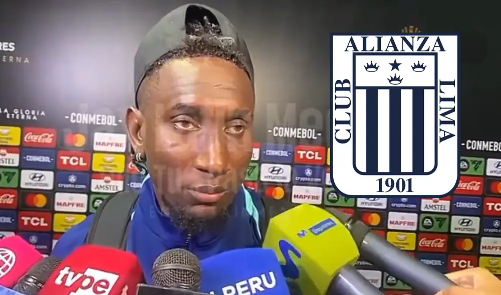 Eryc Castillo fue titular en la derrota de Alianza Lima. Foto: composición LR/captura de Jax Latin Media