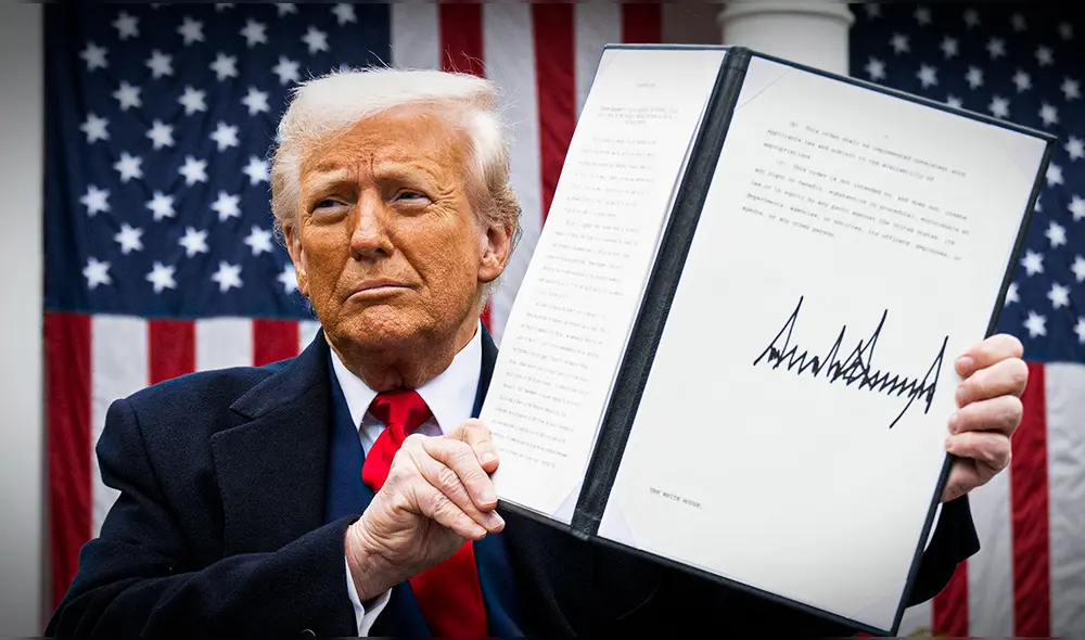 Aranceles impuestos por Donald Trump hoy, miércoles 2 de abril. Foto: Composición LR