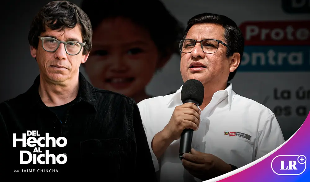 Jaime Chincha comentó el accionar reciente del ministro de Salud, César Vásquez | Composición: Ariana Espinoza / Foto: LR.