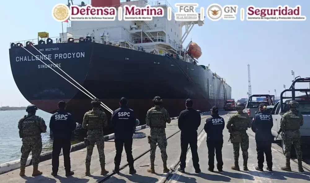 México decomisó un buque con 10 millones de litros de diésel ilegal proveniente de Estados Unidos, como parte de un operativo contra el tráfico ilícito de hidrocarburos en el Golfo de México.