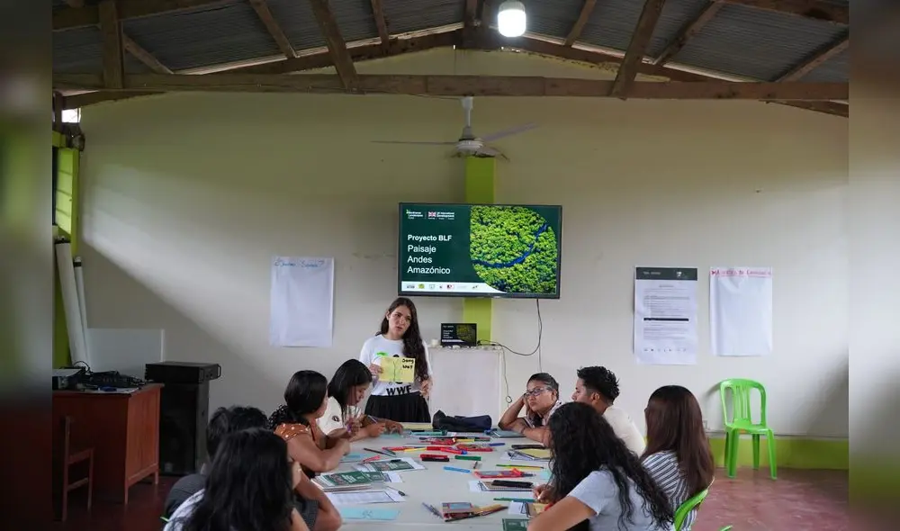 Formación y educación para comunidades de la selva peruana. Fuente: Difusión