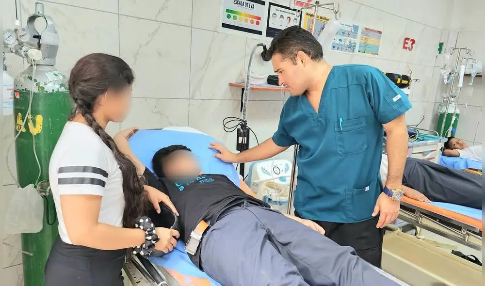 Niño atendido. Foto: Difusión.