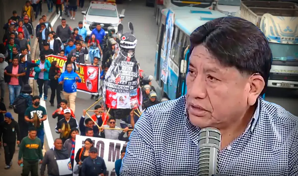 Dirigente indicó que se encuentran reuniendo con gremios de otros sectores para consolidar marcha. Foto: composición LR/difusión Dirigente indicó que se encuentran reuniendo con gremios de otros sectores para consolidar marcha. Foto: composición LR/difusión