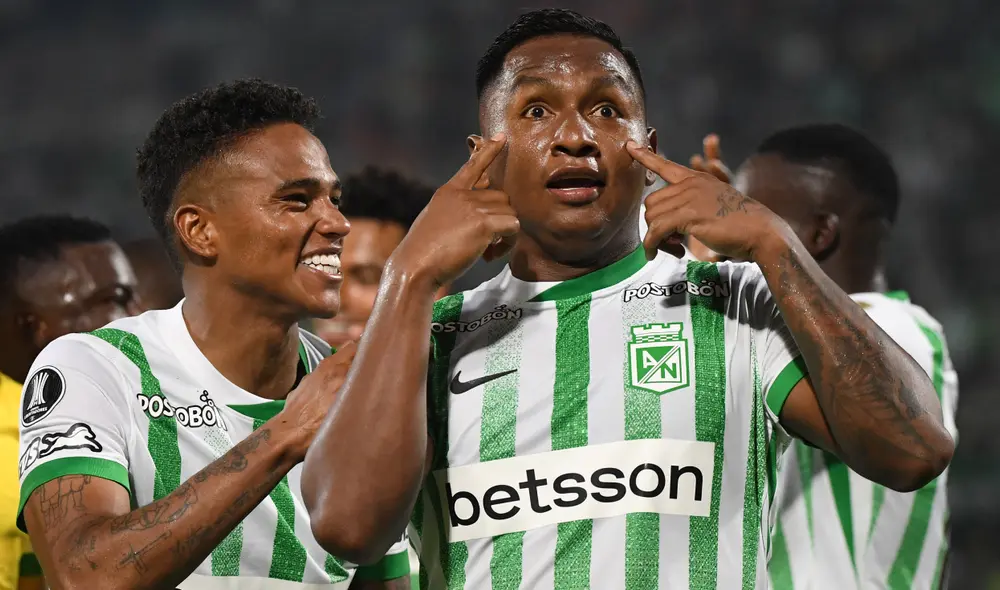 El último gol de Atlético Nacional fue de Alfredo Morelos. Foto: AFP. El último gol de Atlético Nacional fue de Alfredo Morelos. Foto: AFP.