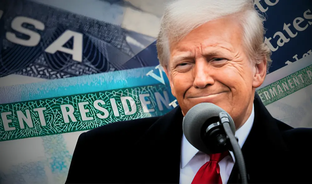 USCIS advierte que inmigrantes podrían perder la Green Card y ser deportados por Donald Trump si cometen fraude matrimonial. Foto: composición LR/AFP