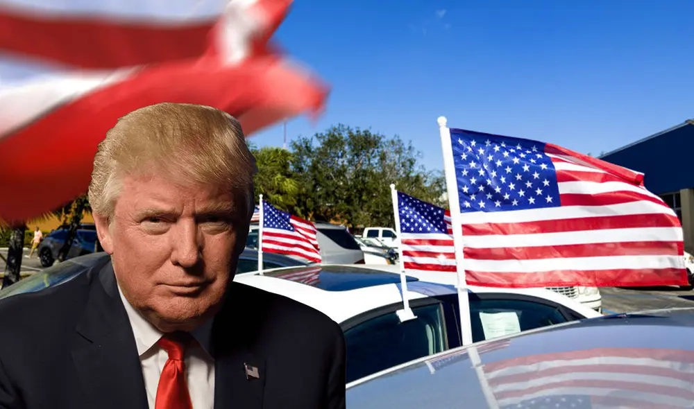Donald Trump y su legado en el mercado automotriz, donde los temores por los aranceles impulsan compras apresuradas. Foto: Composición LR/  Getty Images