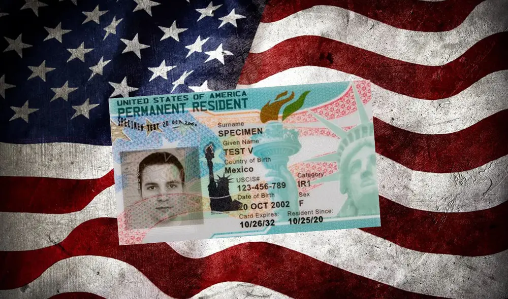 Modelo vigente de la Green card desde 2023. Foto: CNN