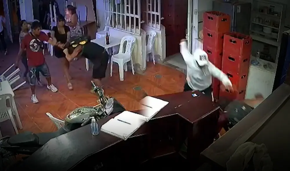 Tras el ataque, los sujetos huyeron del lugar. La PNP logró capturar a dos de los involucrados. Foto: Composición LR Tras el ataque, los sujetos huyeron del lugar. La PNP logró capturar a dos de los involucrados. Foto: Composición LR