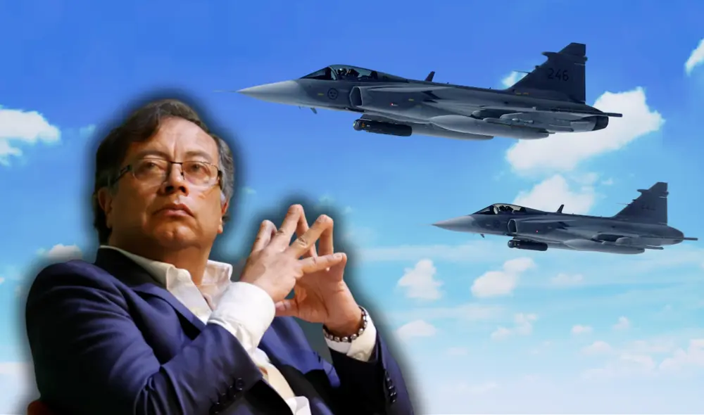 Los Gripen, reconocidos por su versatilidad y bajo costo operativo, mejorarán la capacidad de respuesta colombiana, alineando al país con las tendencias de defensa más avanzadas a nivel mundial. Foto: composición LR/EFE