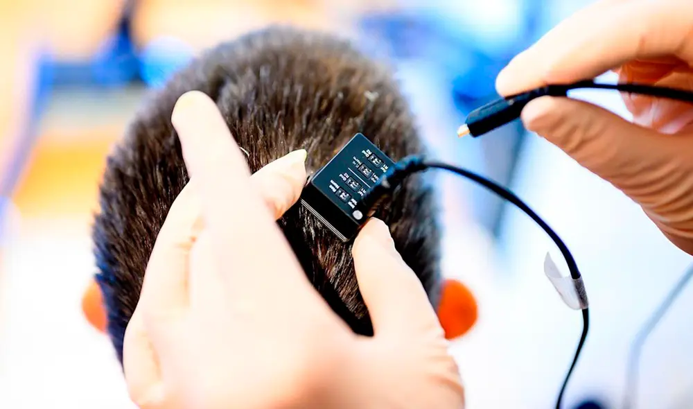 La interfaz cerebro-computadora puede proporcionar una voz sintética a quienes no pueden hablar. Foto: Noah Berger