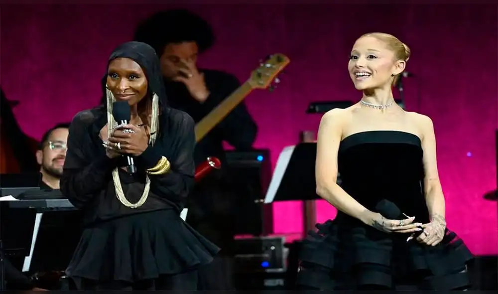 Ariana Grande y Cynthia Erivo deslumbran en el primer adelanto oficial de Wicked 2, presentado en la CinemaCon 2025. Foto: RRSS