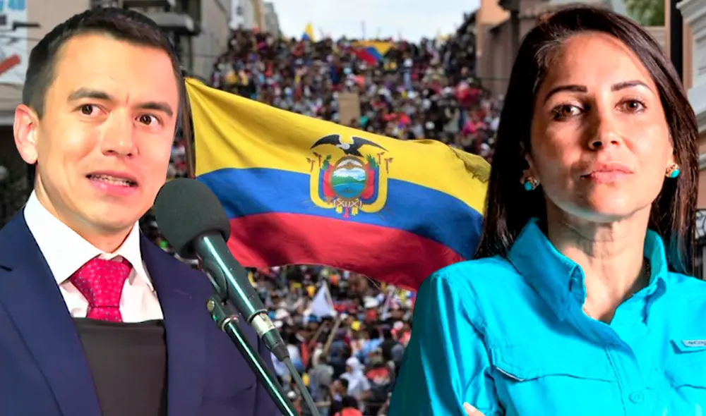 Durante la primera vuelta en Ecuador, realizada el 9 de febrero, Noboa logró el 44,17% de los votos, mientras que González alcanzó el 44%. Foto: Composición LR. Durante la primera vuelta en Ecuador, realizada el 9 de febrero, Noboa logró el 44,17% de los votos, mientras que González alcanzó el 44%. Foto: Composición LR.