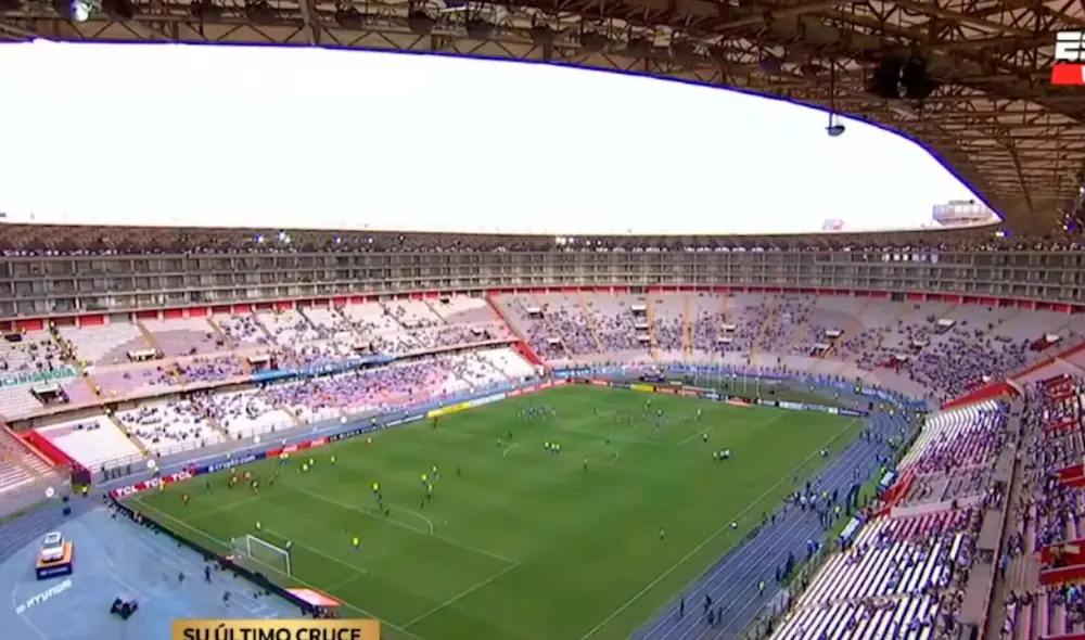 Sporting Cristal debuta en la Copa Libertadores ante Palmeiras en el Estadio Nacional. Foto: captura/ESPN