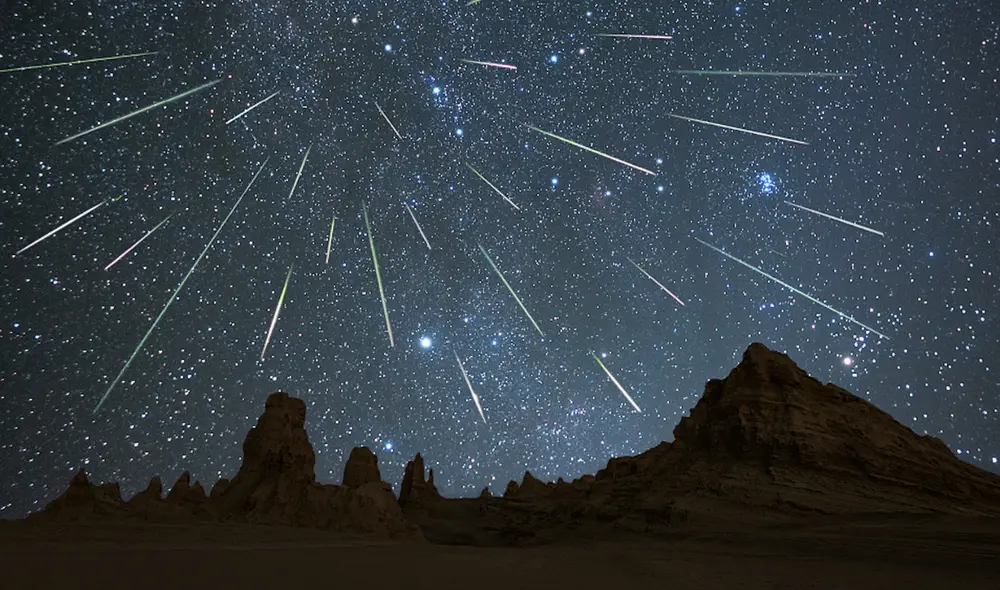 Las Líridas, originadas por el cometa Thatcher, son una lluvia de meteoros visible cada abril, con su pico de actividad entre el 21 y 22 de abril. Foto: Forbes Mexico