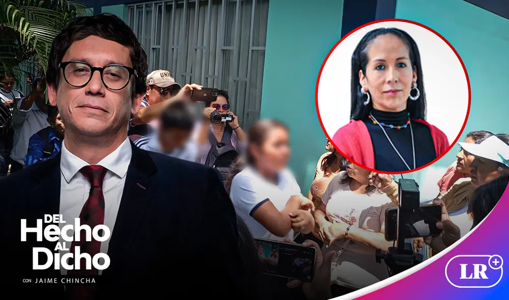 Jaime Chincha sobre intoxicación de escolares por alimentos de Wasi Mikuna. Foto: composición LR Jaime Chincha sobre intoxicación de escolares por alimentos de Wasi Mikuna. Foto: composición LR