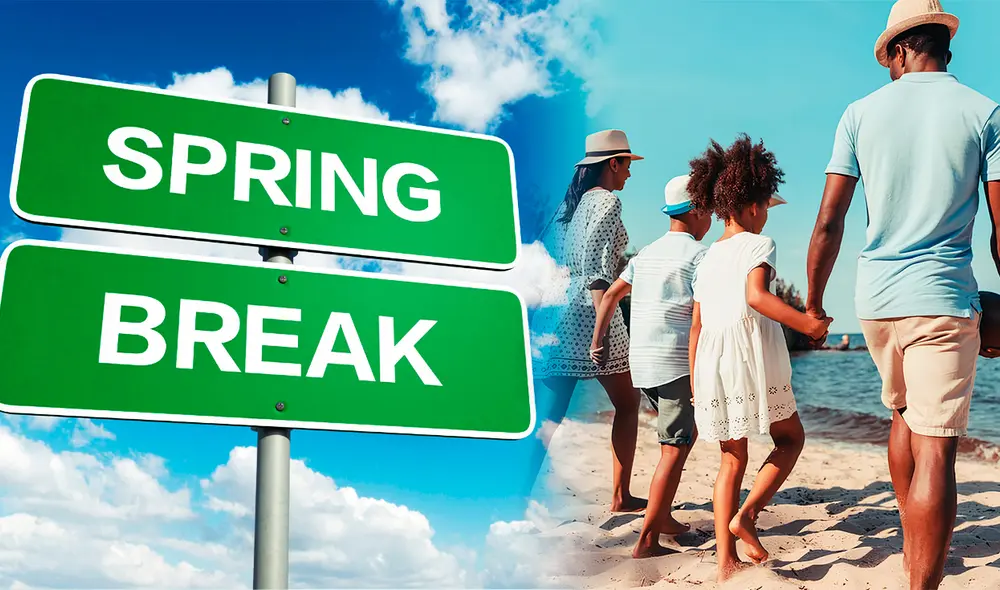 El Spring Break es un receso académico de primavera que se celebra en muchas escuelas y universidades de Estados Unidos. Foto: composición LR