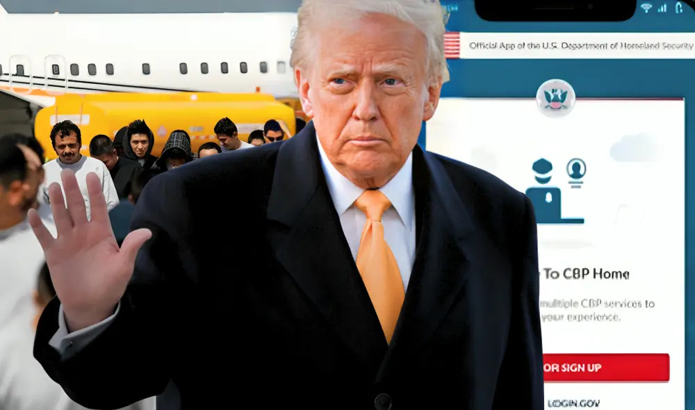 Donald Trump lanza CBP Home para que inmigrantes indocumentados registren su autodeportación. Foto: composición LR/Debate Donald Trump lanza CBP Home para que inmigrantes indocumentados registren su autodeportación. Foto: composición LR/Debate