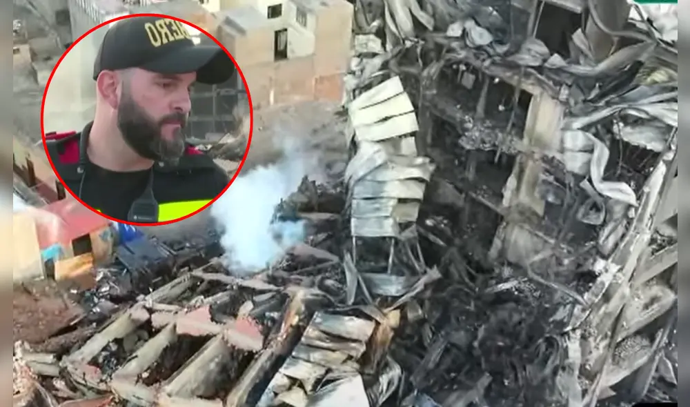 A un mes del incendio en Barrios Altos, bomberos solicitan demoler estructuras para controlar el fuego. Foto: Latina A un mes del incendio en Barrios Altos, bomberos solicitan demoler estructuras para controlar el fuego. Foto: Latina