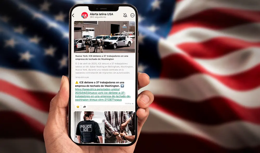 Diario La República lanza "Alerta Noticias USA" en WhatsApp, un canal que ofrece noticias confiables para latinos en EEUU. Foto: composición LR/ Jazmin Ceras