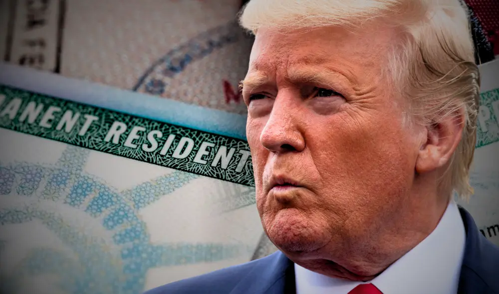 Donald Trump y USCIS eliminan requisito de vacuna contra el covid-19 para solicitar la Green Card en 2025. Foto: composición LR/AFP