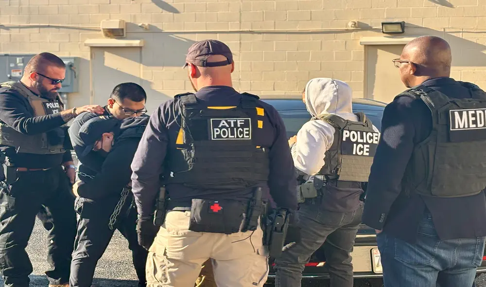 La esposa y la hija del inmigrante ecuatoriano también fueron detenidas en Nueva York. Foto: ICE