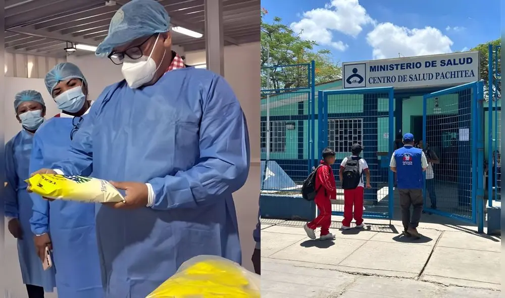 Niños que se intoxicaron con productos de Wasi Mikuna reingresaron a hospital de Pachitea. Foto: Composición LR/Randio Onda/X