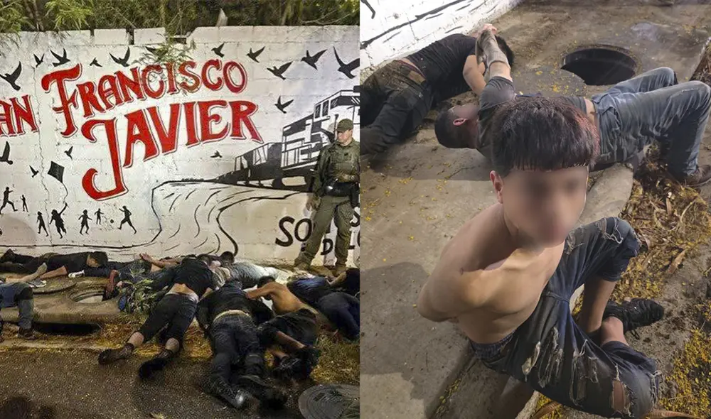 Inmigrantes detenidos tras intentar ingresar a Estados Unidos de manera ilegal por ductos de desagüe. Foto: Patrulla fronteriza de Laredo 2455/Facebook Inmigrantes detenidos tras intentar ingresar a Estados Unidos de manera ilegal por ductos de desagüe. Foto: Patrulla fronteriza de Laredo 2455/Facebook