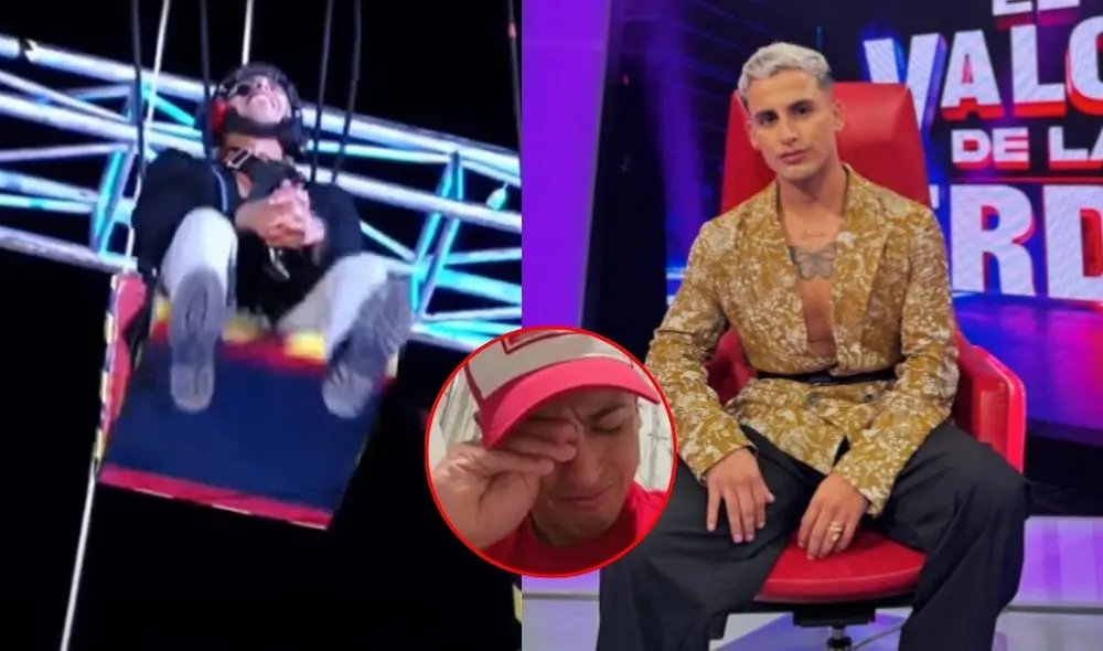 Elías Montalvo sufrió una fuerte caída de más de 10 metros en 'EEG'. Foto: Composición LR/difusión