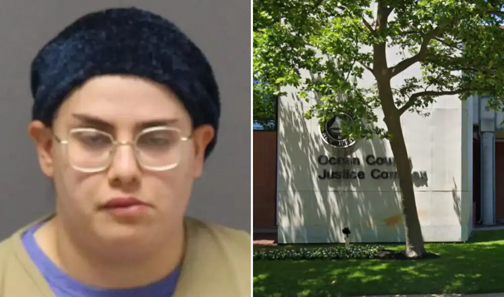 Naomi Elkins fue internada por orden judicial tras asesinar a sus hijas en medio de un brote psicótico con tintes religiosos, según dictaminó la justicia de Nueva Jersey. Foto: composición LR/Ocean County Department of Corrections