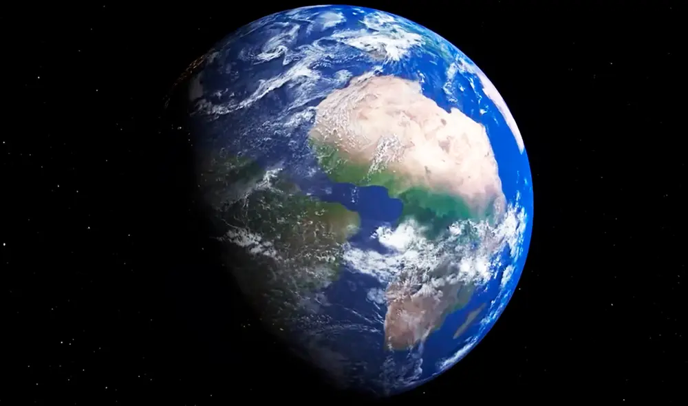 Una nueva investigación arroja luz sobre cómo se separó la Pangea hace 135 millones de años formando Sudamérica y África. Foto: ChatGPT IA