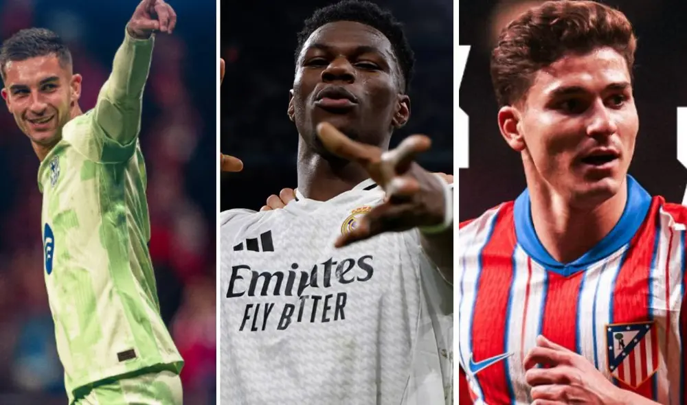 FC Barcelona, Real Madrid y Atlético de Madrid se encuentran en los primeros puestos de LaLiga de España. Foto: composición GLR FC Barcelona, Real Madrid y Atlético de Madrid se encuentran en los primeros puestos de LaLiga de España. Foto: composición GLR