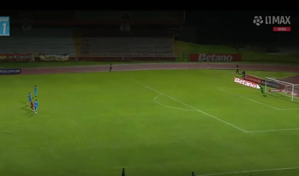 Patrick Zubczuk se lució en el segundo tanto de Deportivo Garcilaso en el IPD de Huancayo. Foto: captura/L1 Max