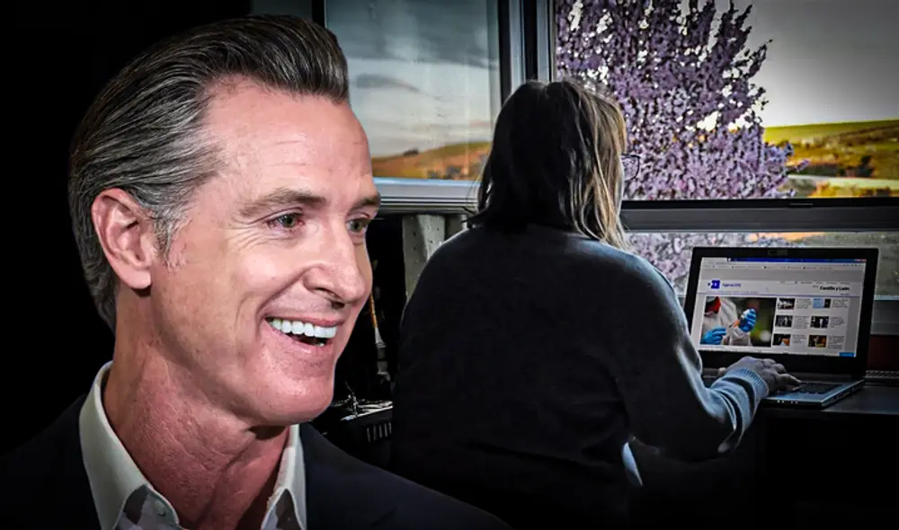 El gobernador de California, Gavin Newsom, respaldó de manera pública su decisión de exigir el retorno al trabajo presencial.