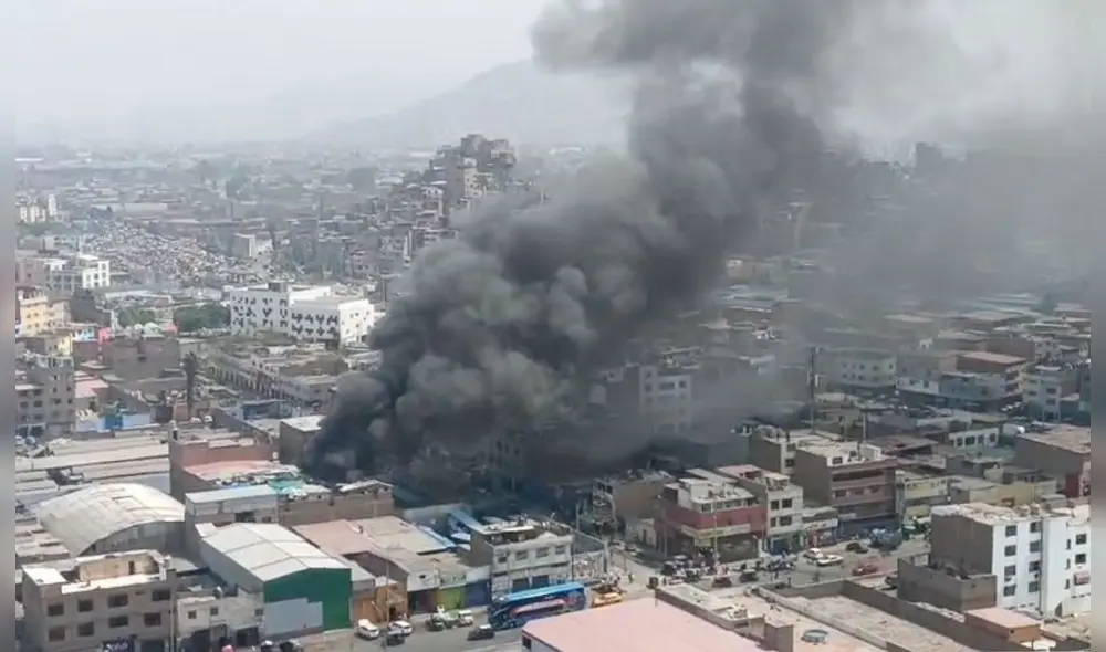 Incendio en La Victoria. Foto: La República